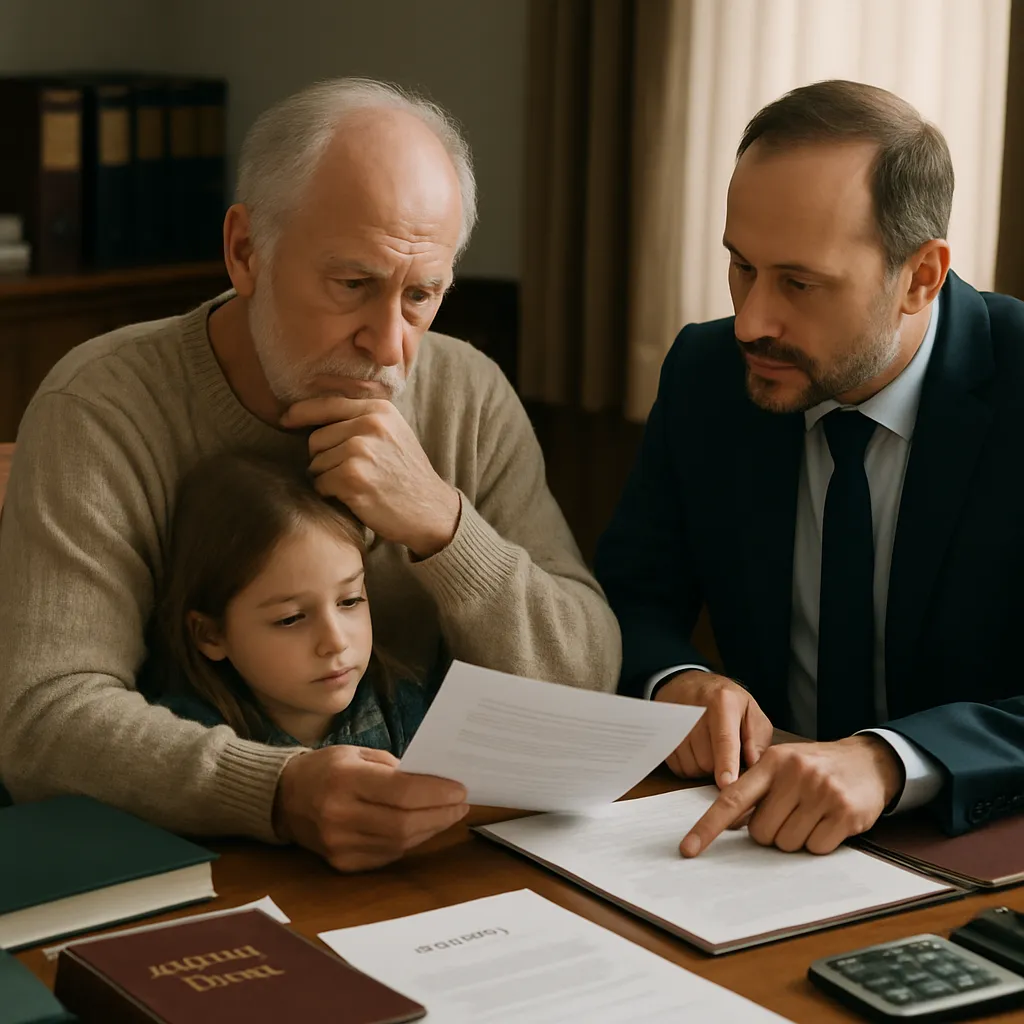 Rol de los abuelos durante el proceso de divorcio en Toledo
